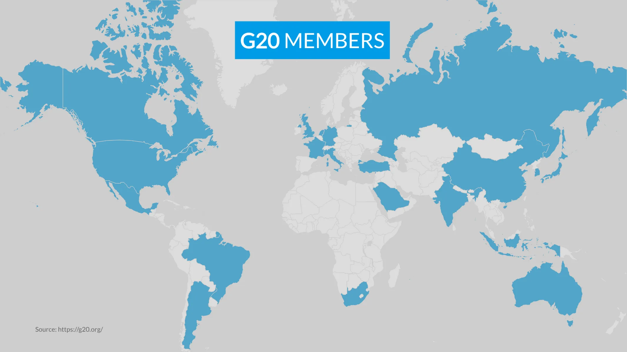 World Map example: g20-members