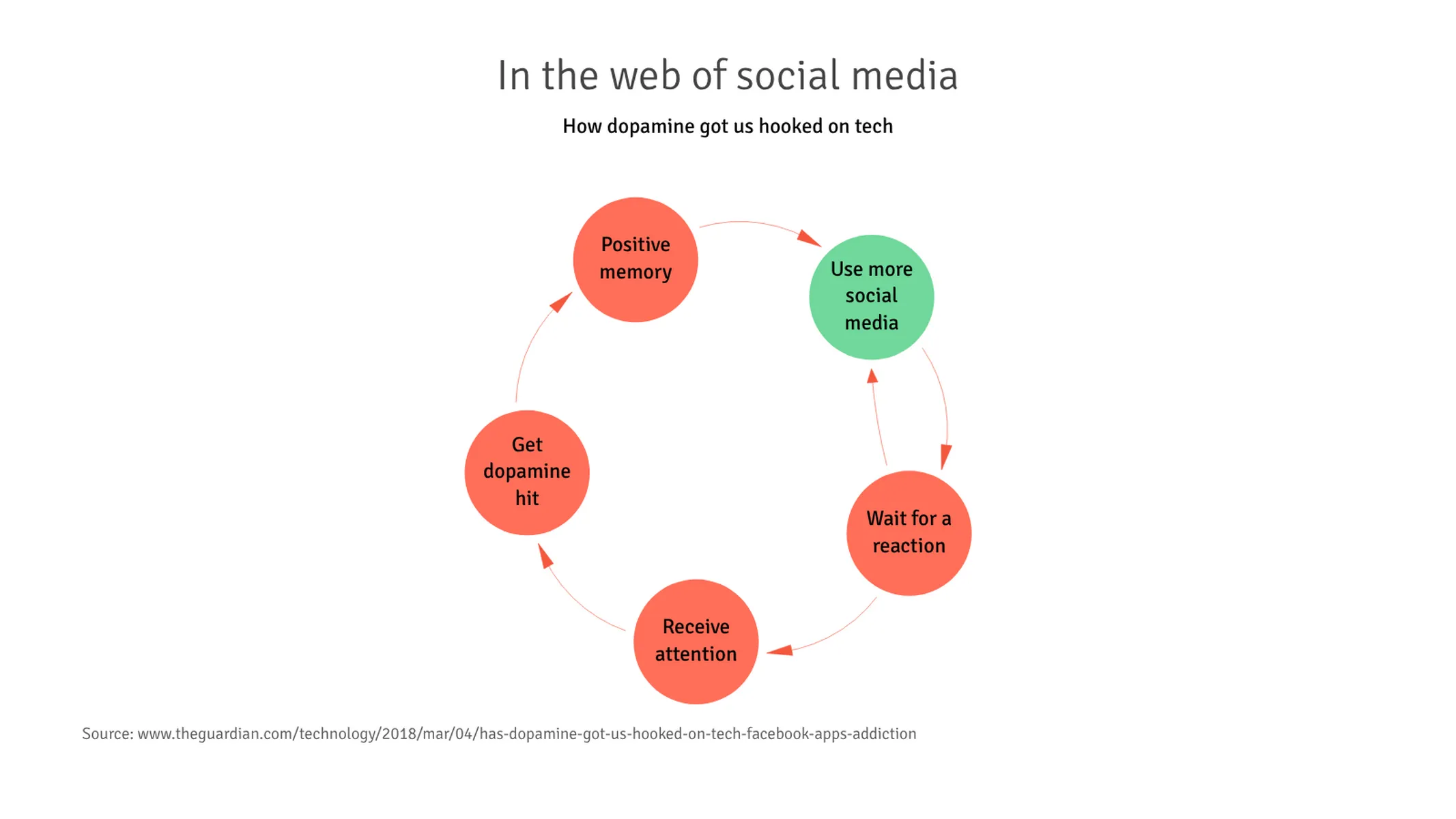 Feedback Loop example: In the web of social media